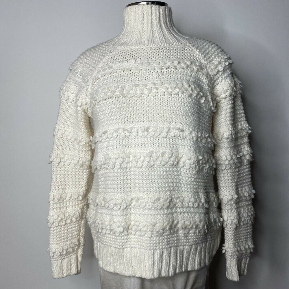 Lou & Grey Women's XS Textured Turtleneck Sweater